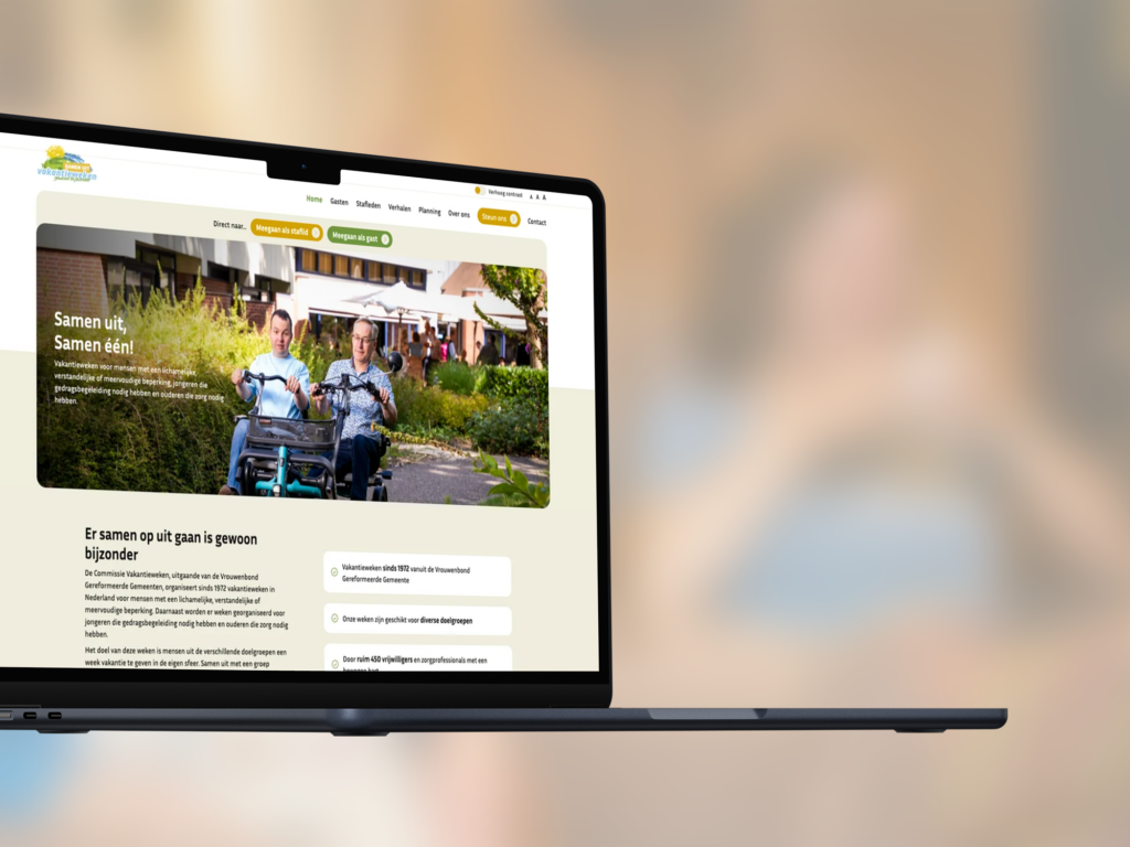 Website Vakantieweken VBGG
